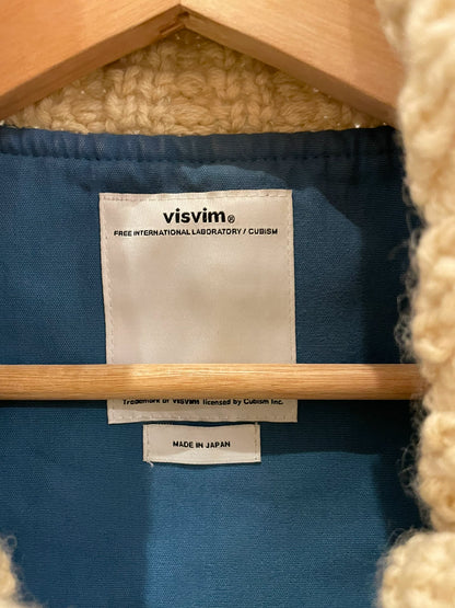 visvim Blue Knit Collar Jacket
