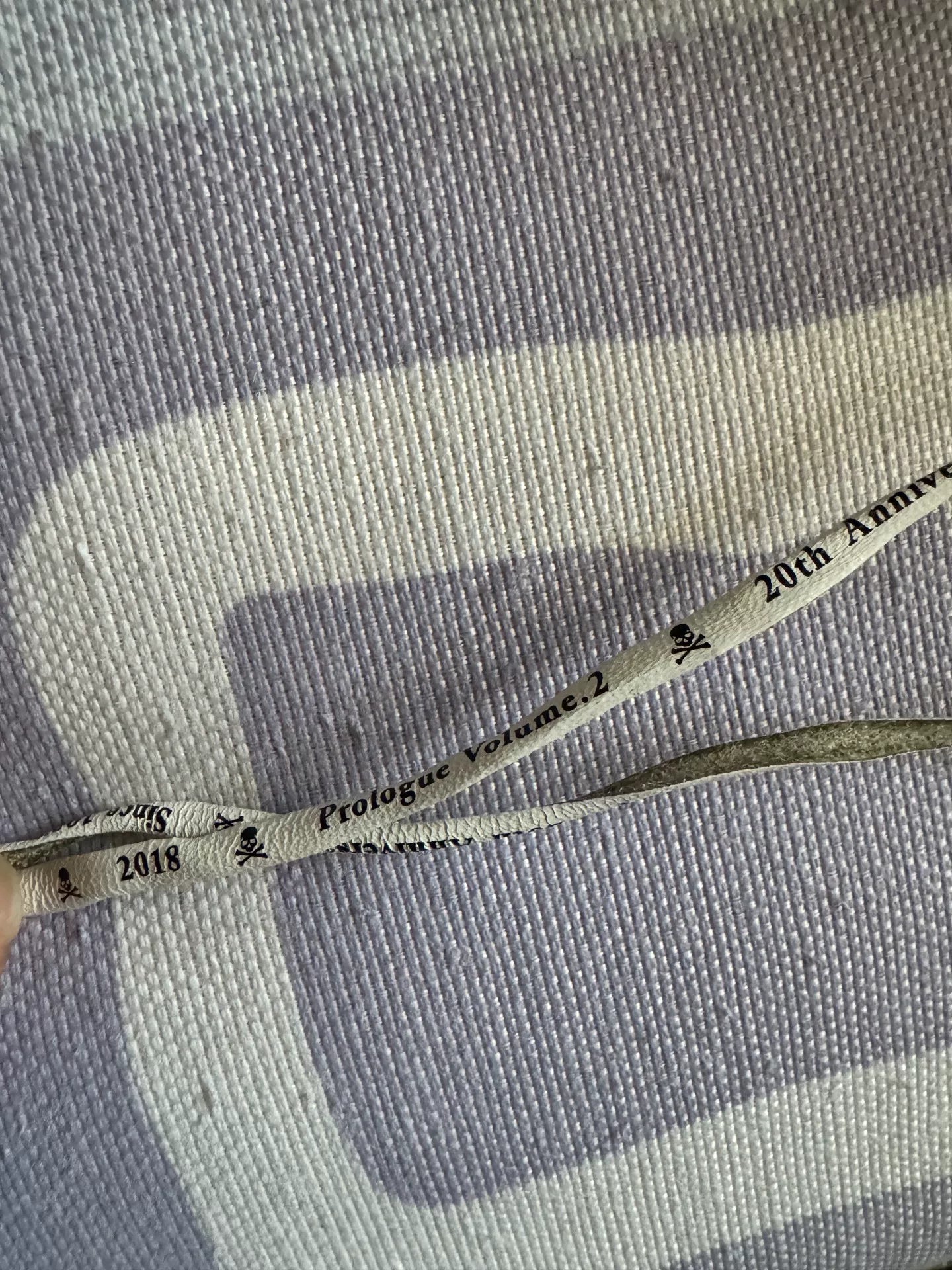 mastermind Japan striped skull tee shirt