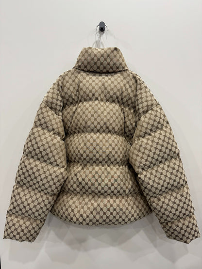 balenciaga gucci patterned puffer jacket size 44