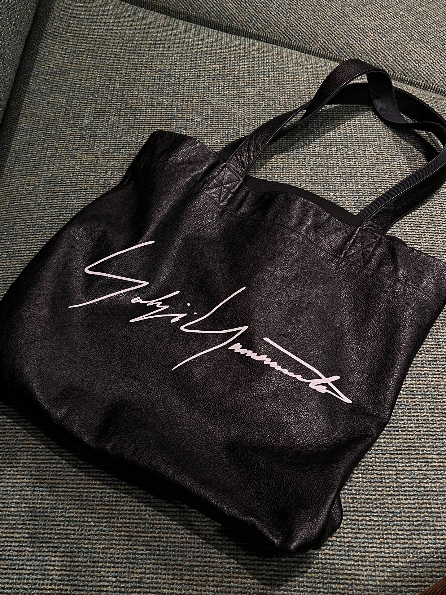 Yohji Yamamoto Leather Tote Bag