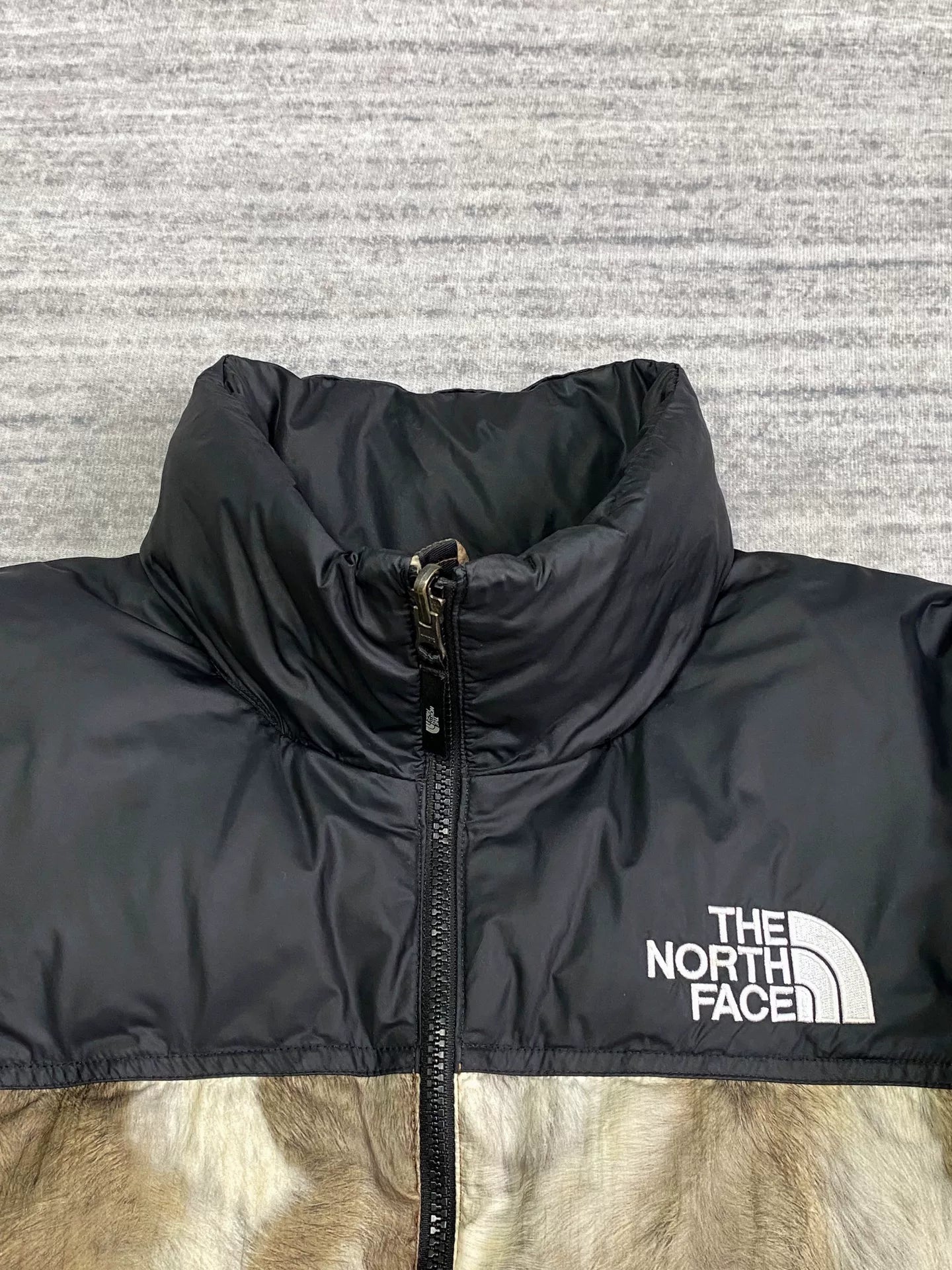 supreme tnff fur down jacket coat