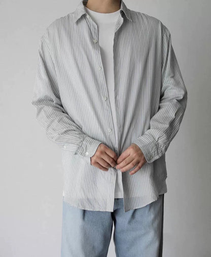 kaptain sunshine organic cotton long sleeve shirt