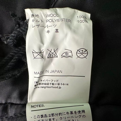 neighborhood harris tweed wool coat size s