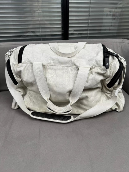 Balenciaga Adidas White Crossbody Travel Bag