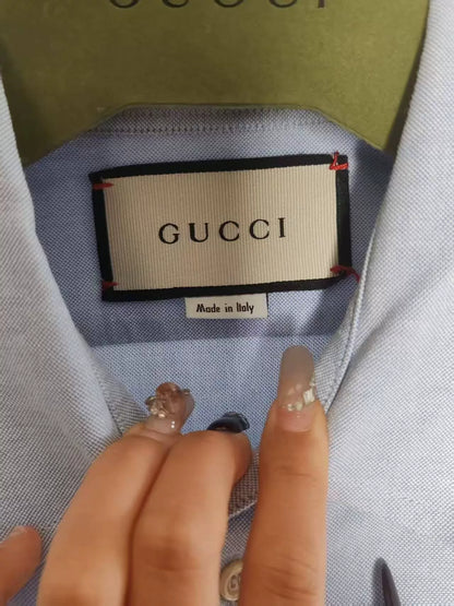 Authentic Gucci Embroidered Logo Zippered Item