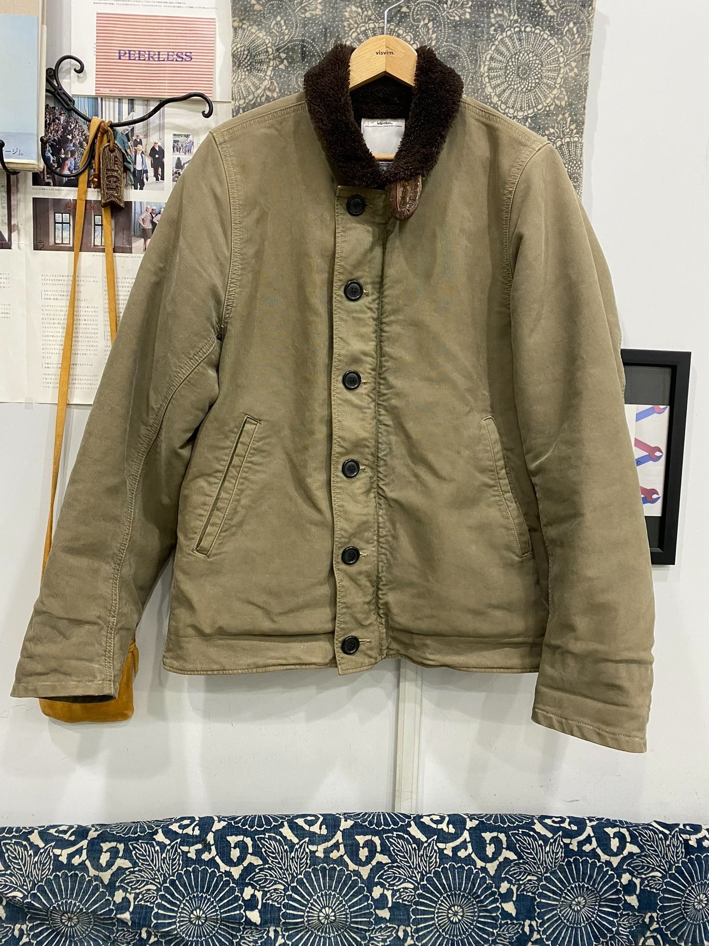 visvim deckhand alpaca wool jacket