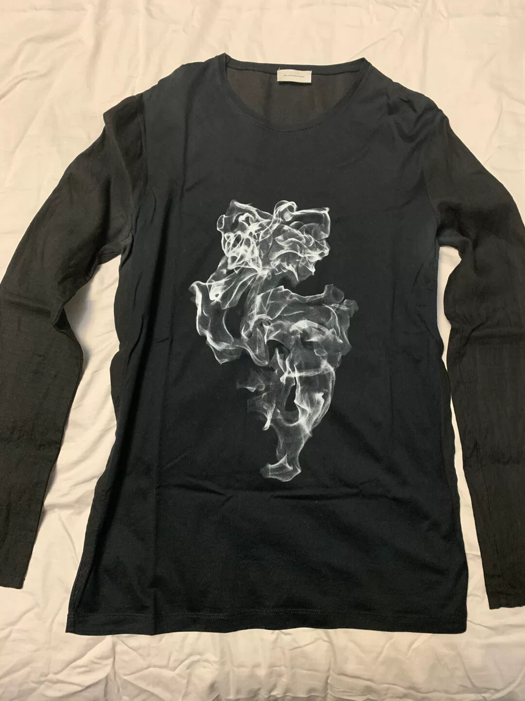 Balenciaga Smoke Linen Panel T-Shirt