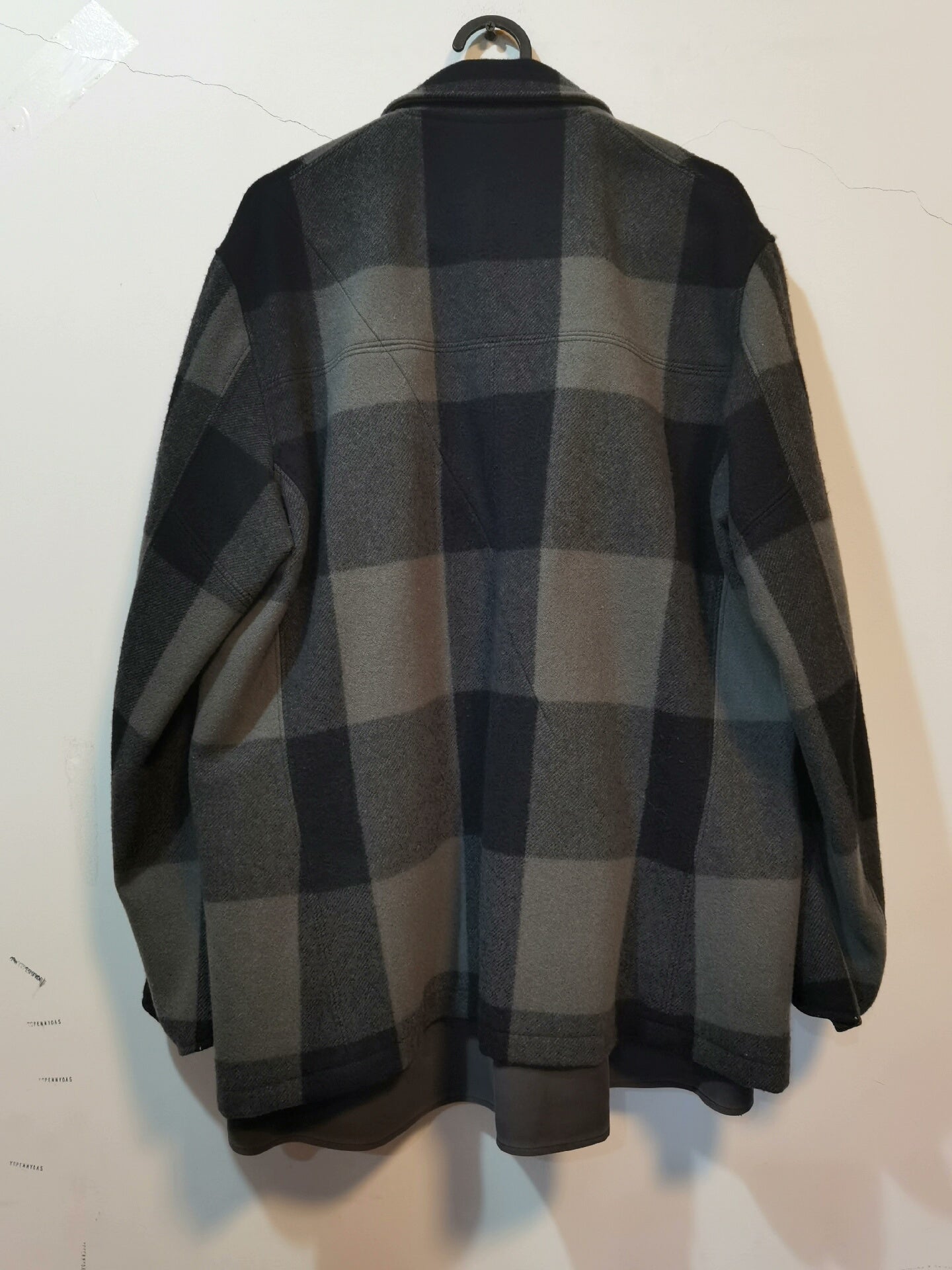 plaid wool coat from undercoverism