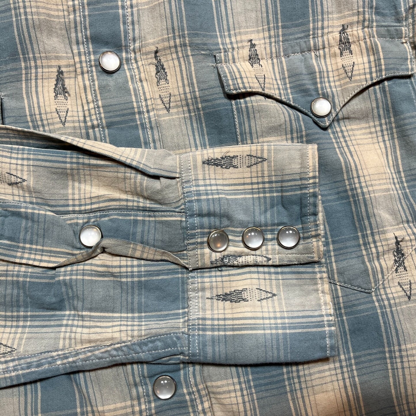 RRL Vintage Embroidered Western Shirt