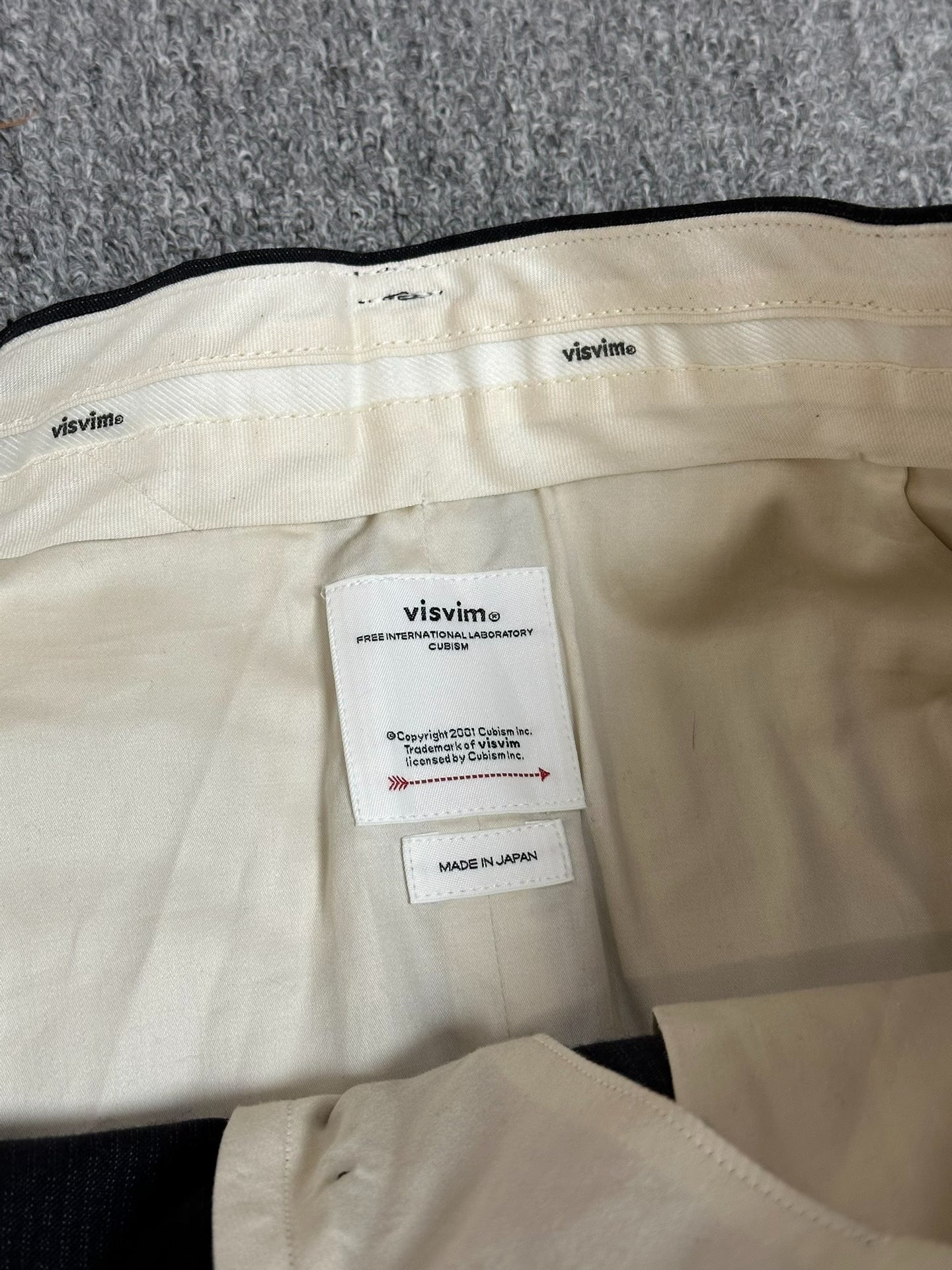 VISVIM RUSSO PANTS SANTOME Pinstriped
