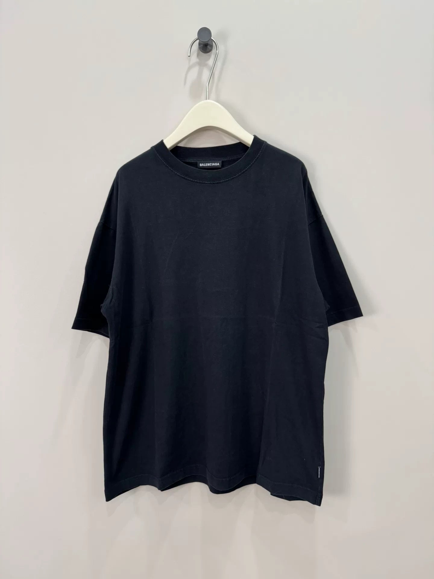 balenciaga short sleeve t-shirt with embroidery
