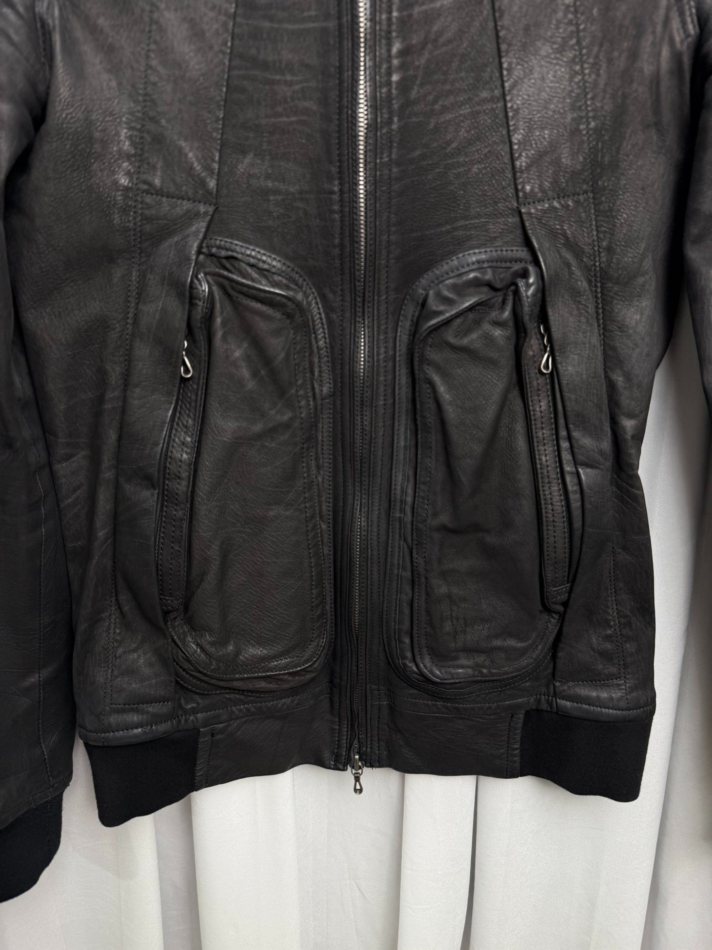 Julius 7 3D Pocket Leather Jacket