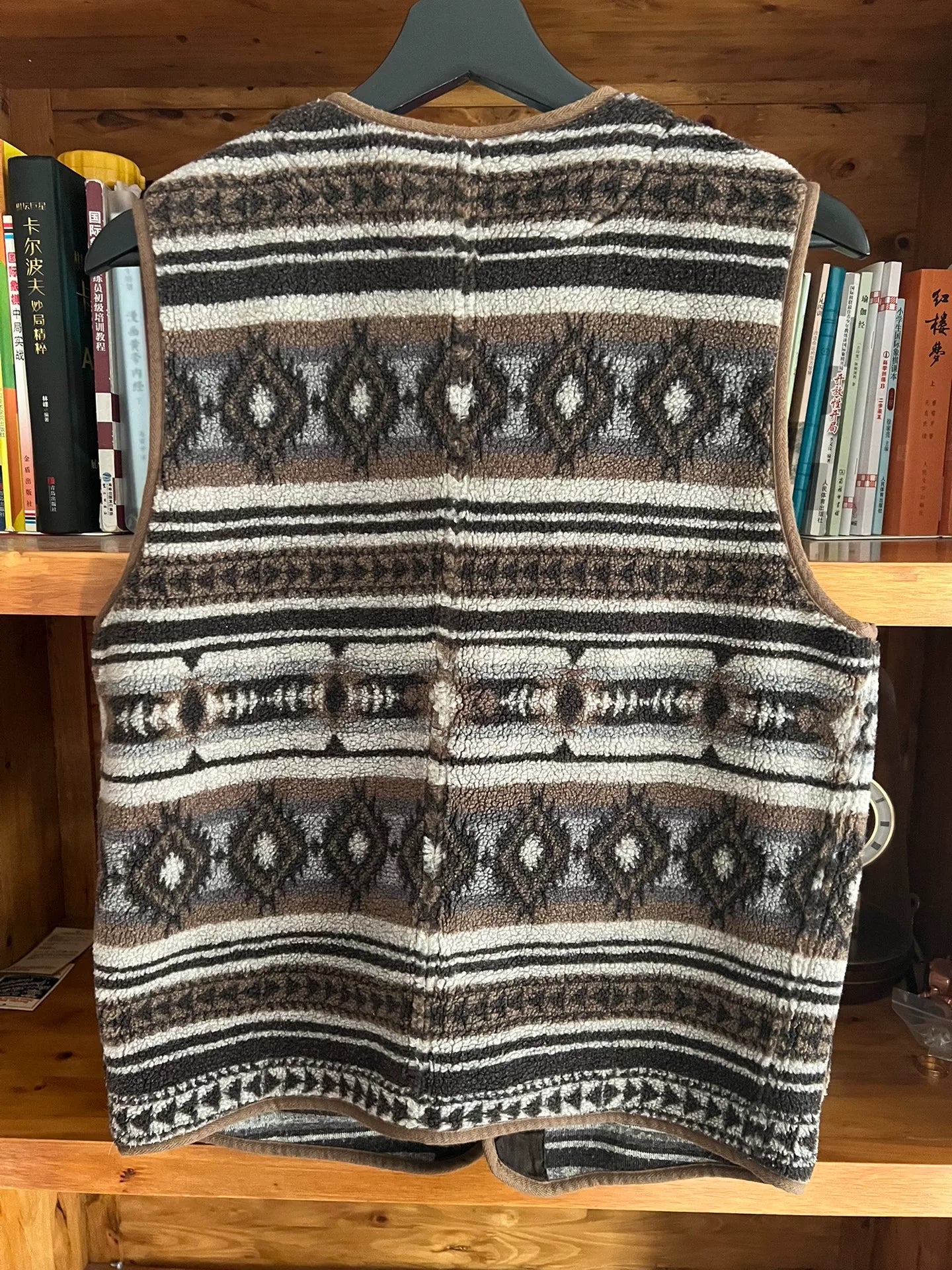 wool navajo vest by double rl