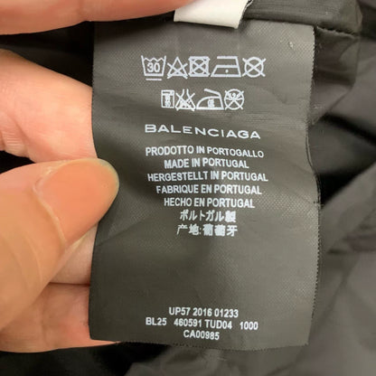 black nylon windbreaker jacket by Balenciaga