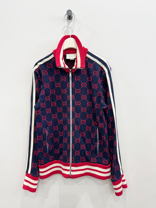 Gucci Monogram Zip Jacket in Excellent Condition