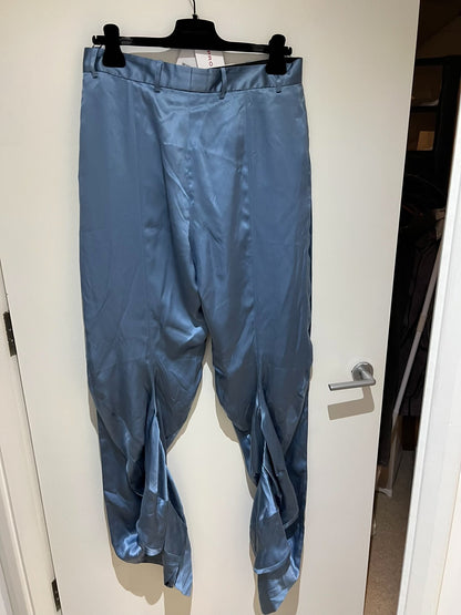 y project Wrinkled Layered Silk Pants