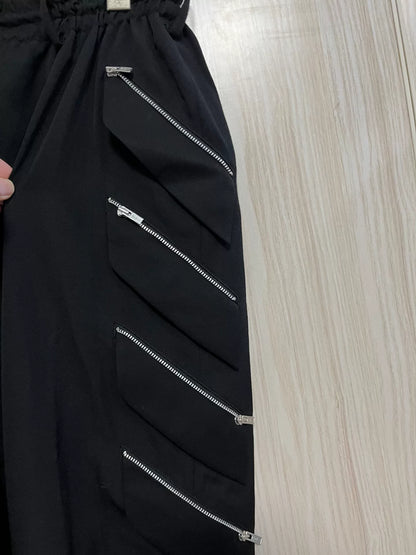 Yohji Yamamoto Zippered Wool Pants