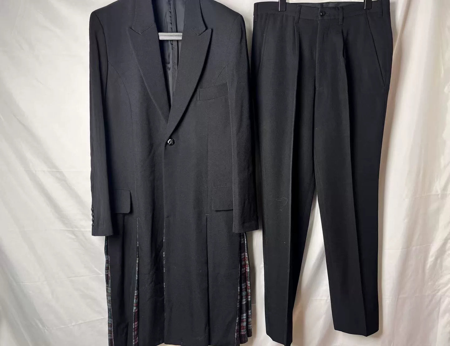 Yohji Yamamoto Checkered Suit Set