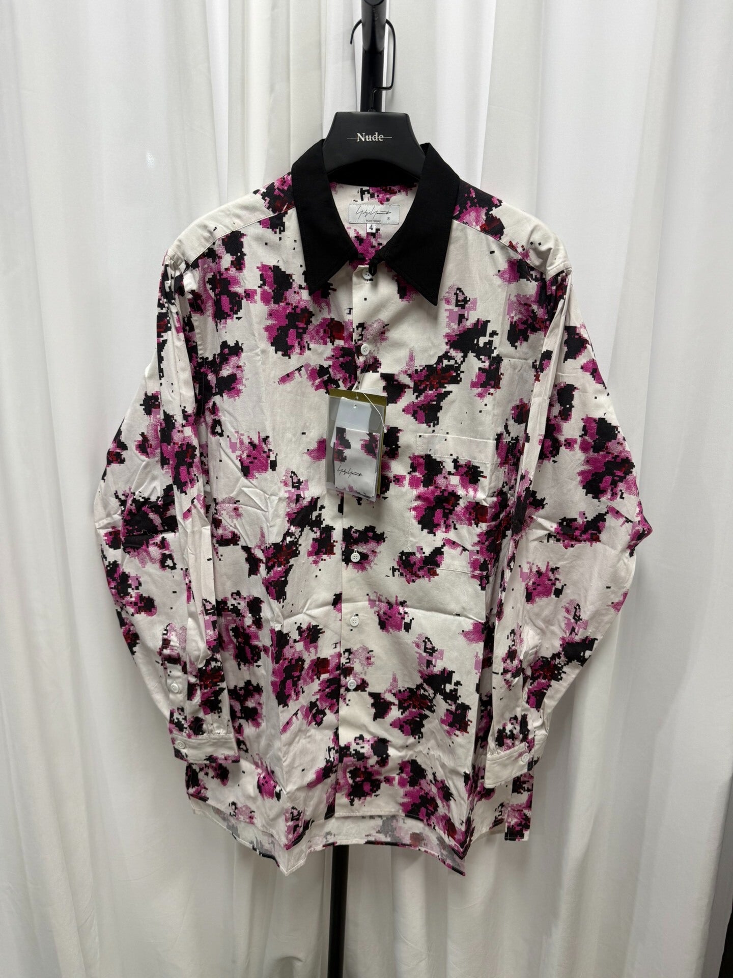 Yohji Yamamoto Mosaic Pattern Shirt