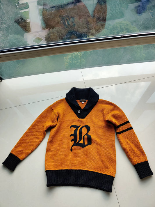 oversized mustard yellow knitted sweater