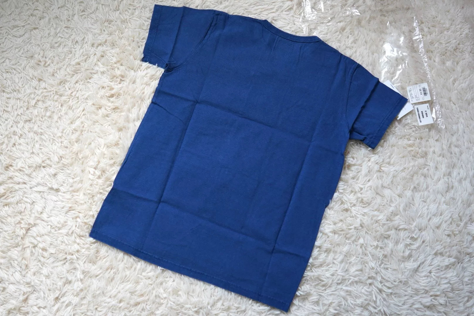 visvim crew neck indigo tee