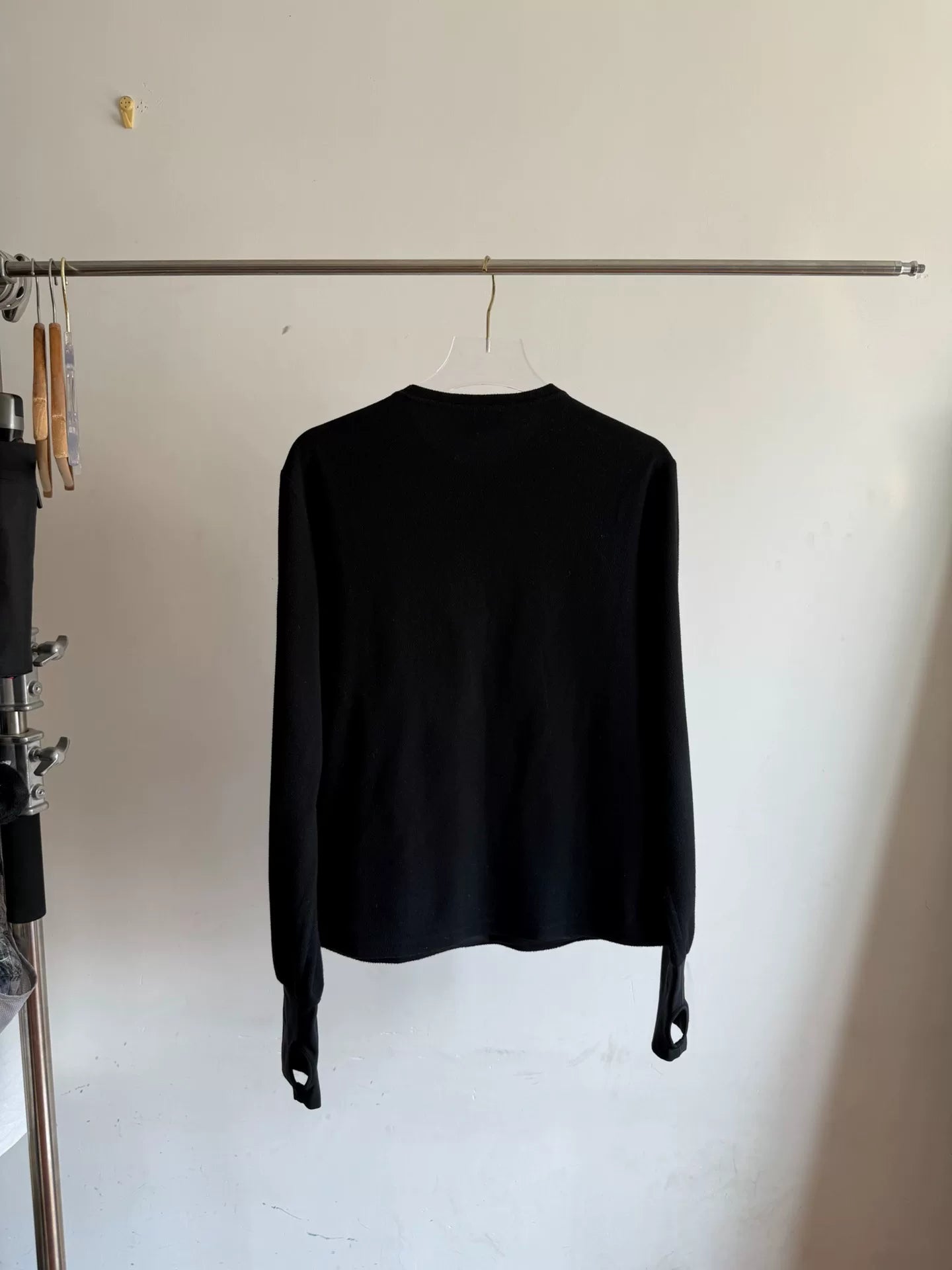 Prada Fleece Hoodie with Red Logo