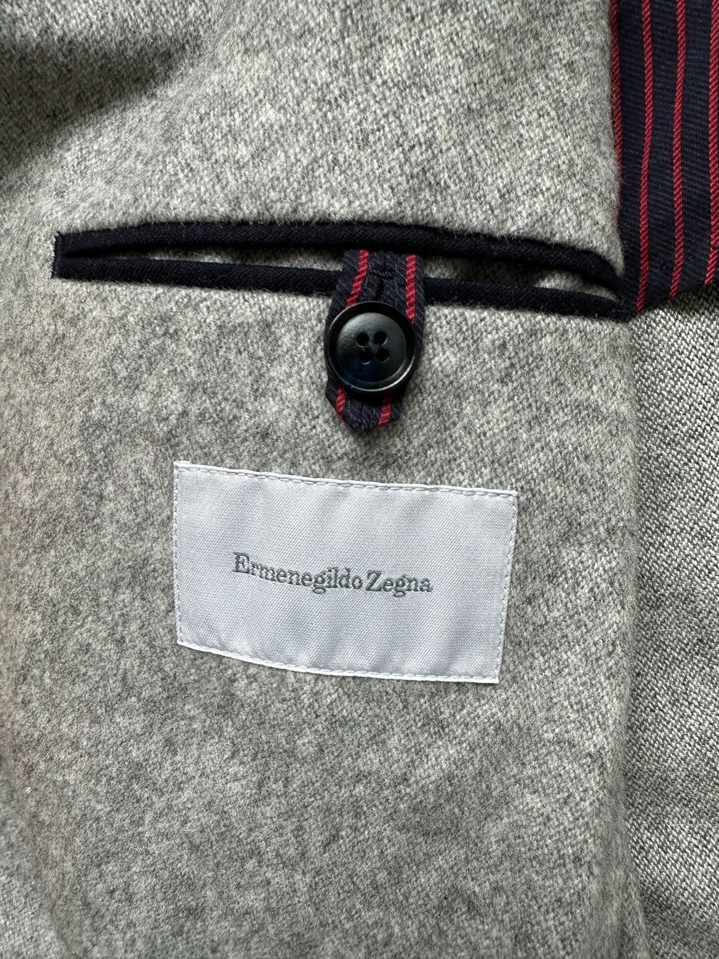gray wool blazer by Ermenegildo Zegna