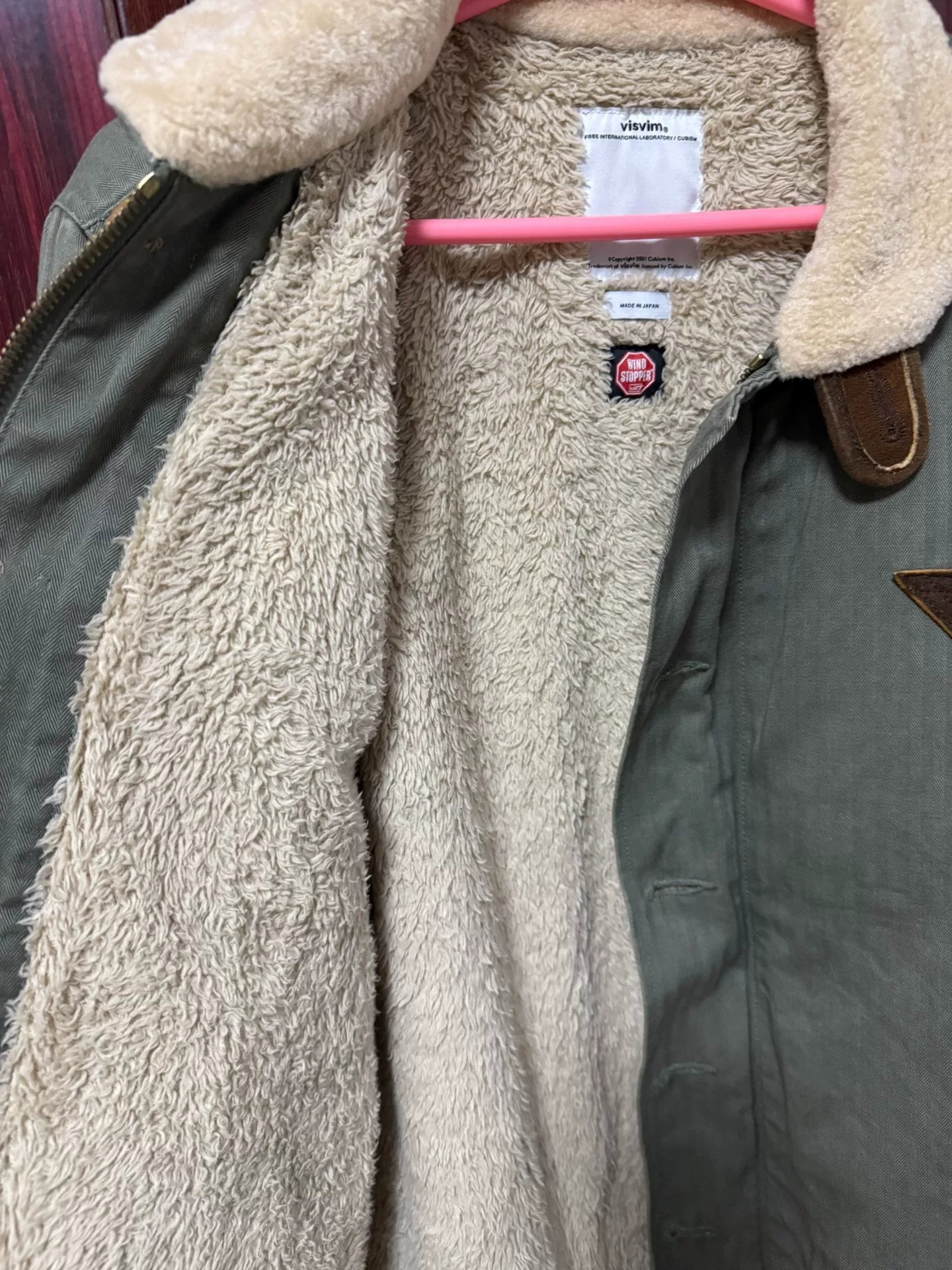 Visvim Deckhand Shearling Collar Jacket