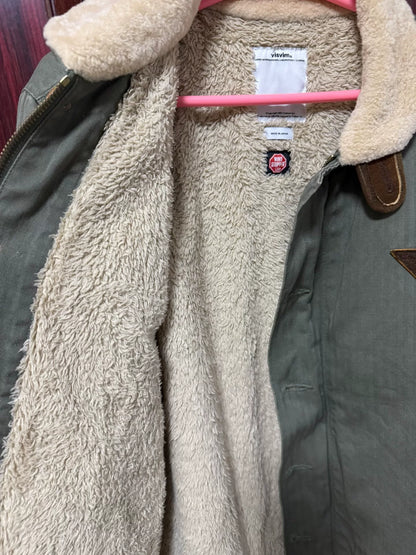 Visvim Deckhand Shearling Collar Jacket