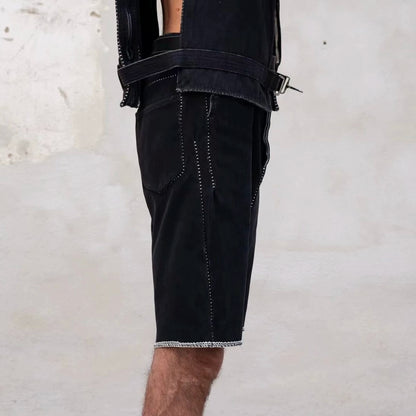 carol christian poell short denim shorts