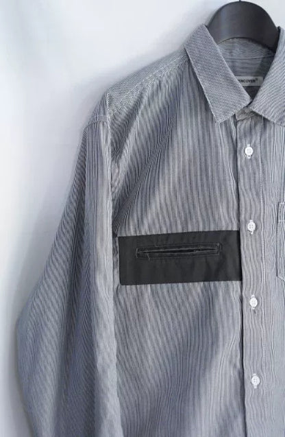 UNDERCOVER 24-25AW Cord Lane Striped Shirt