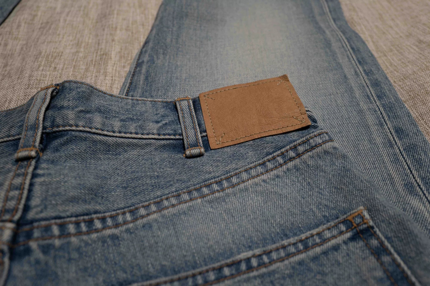 Celine Dylan Washed Blue Jeans