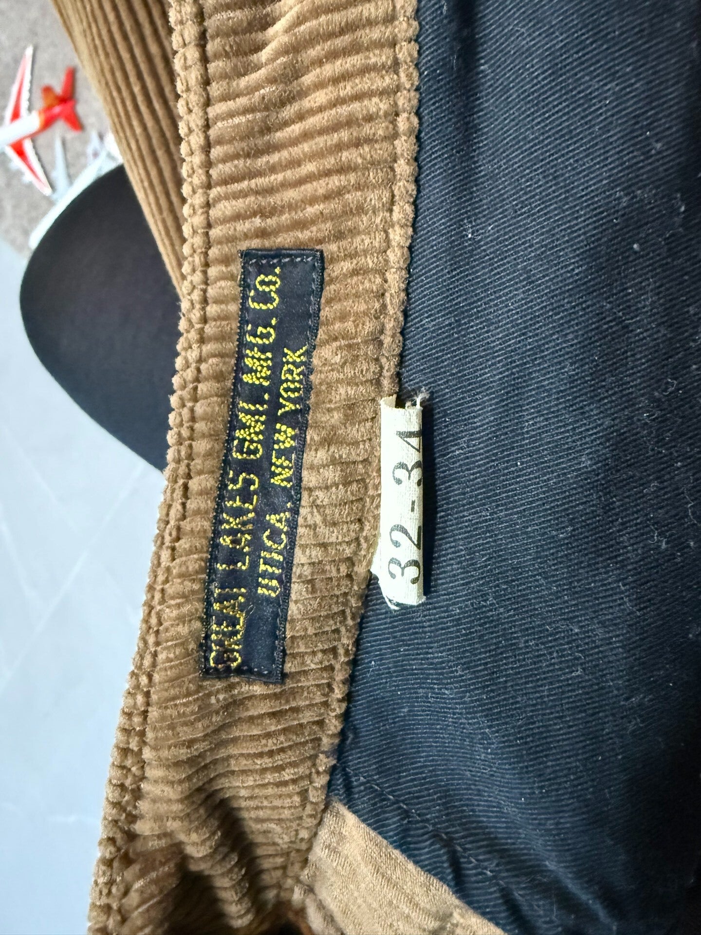 Freewheelers Brown Corduroy Relaxed Pants