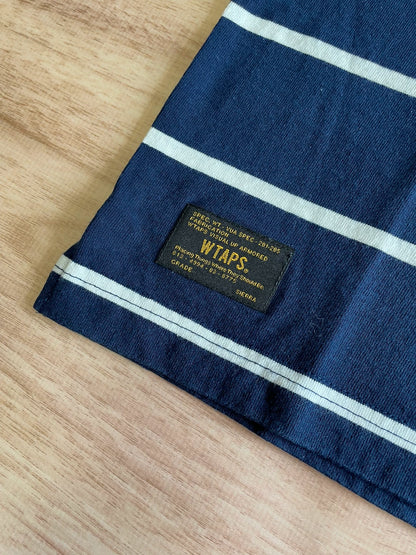 WTAPS VASQUE Stripe Crew Neck L/S Tee