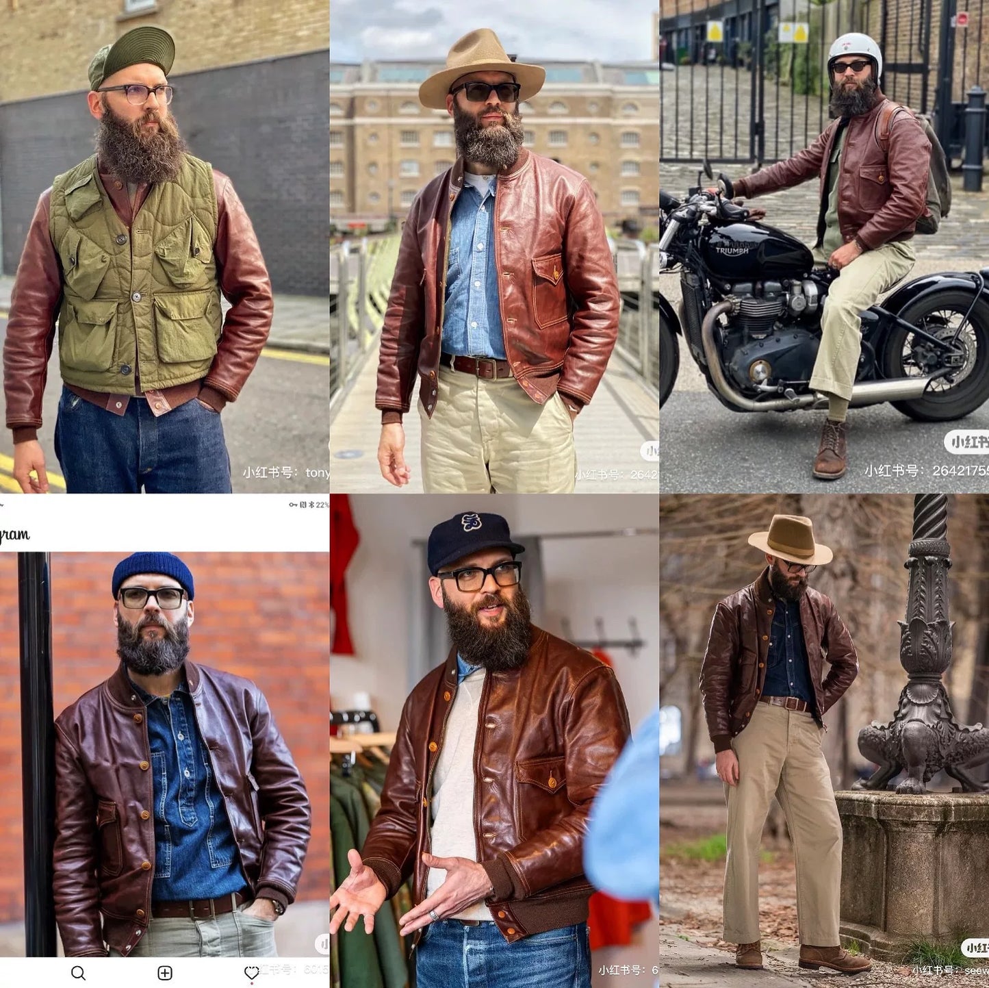 FREEWHEELERS 37J1 Leather Jacket