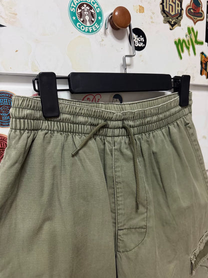 wtaps 18aw smock cargo pants in green