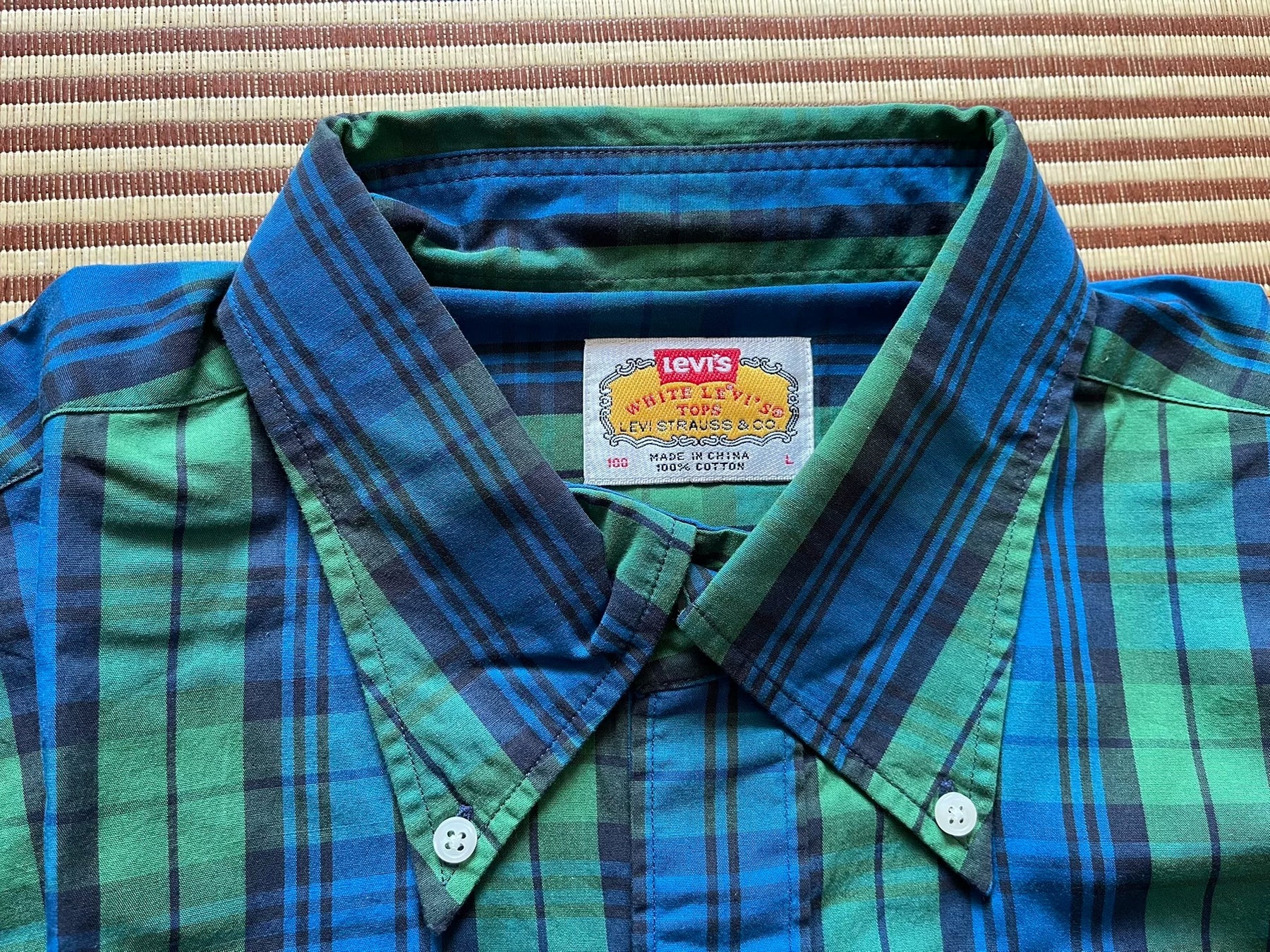 Levi's LVC Cotton Plaid Shirt