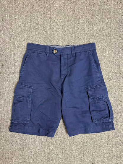 Brunello Cucinelli 25 Linen Blend Blue Casual Shorts