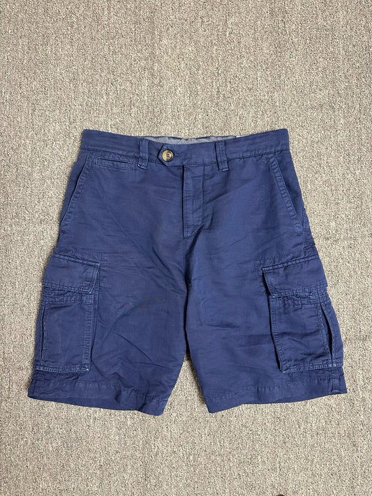 Brunello Cucinelli 25 Linen Blend Blue Casual Shorts