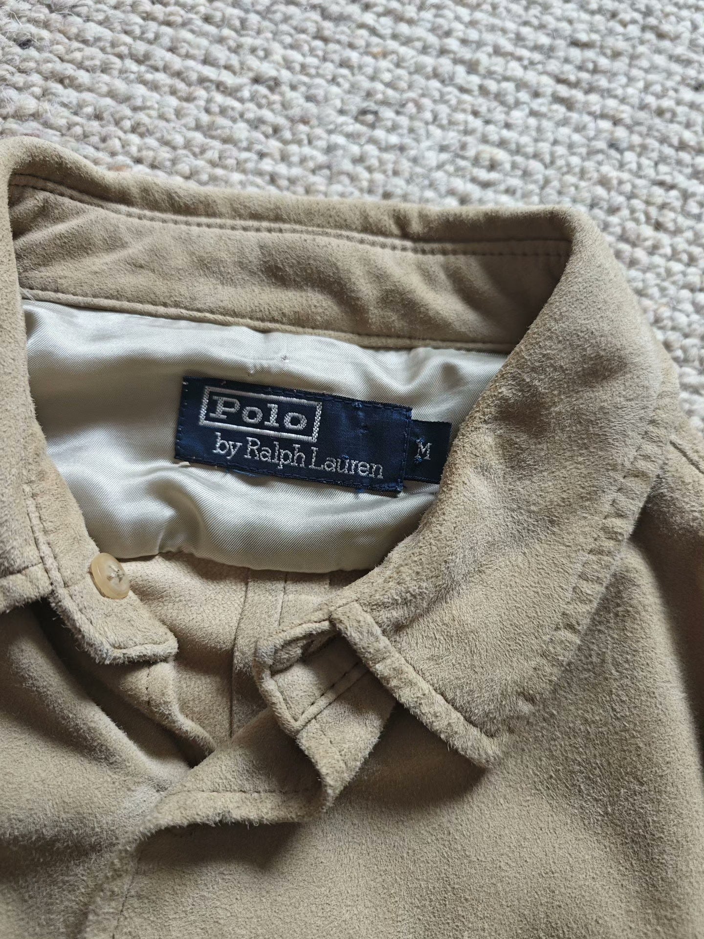 Polo Ralph Lauren Suede Leather Shirt