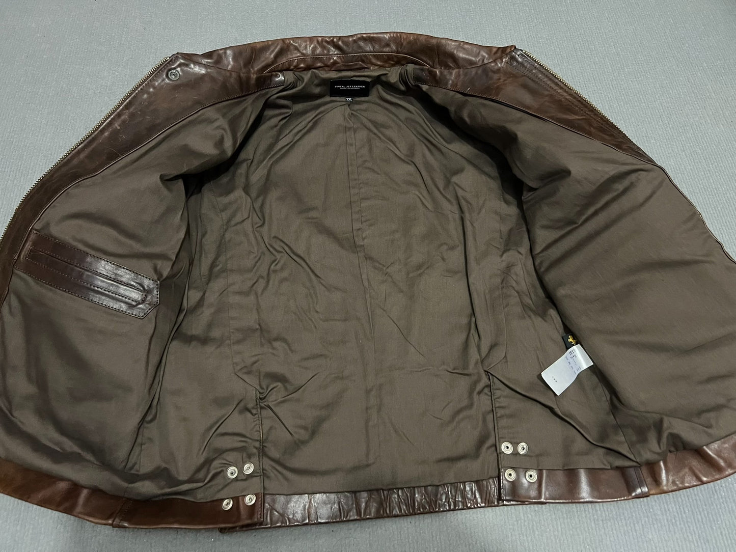 Vintage Oil Wax Horse Leather Jacket