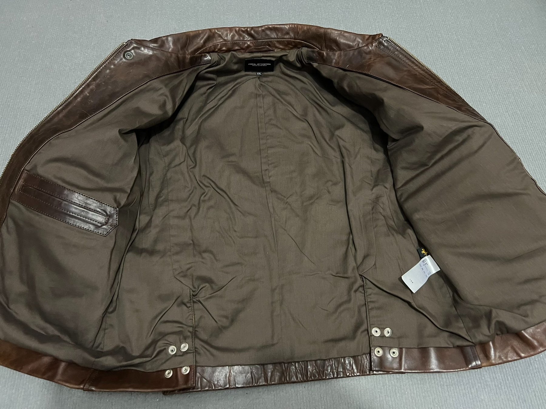 Vintage Oil Wax Horse Leather Jacket