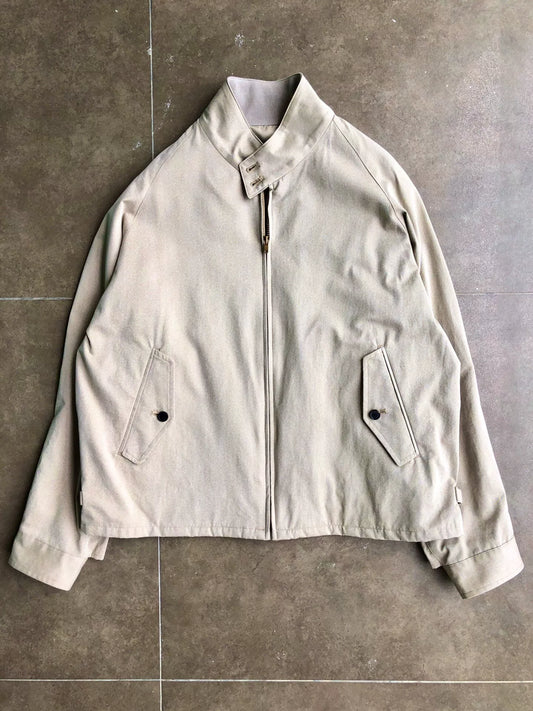A.PRESSE Beige Driving Jacket Size 1