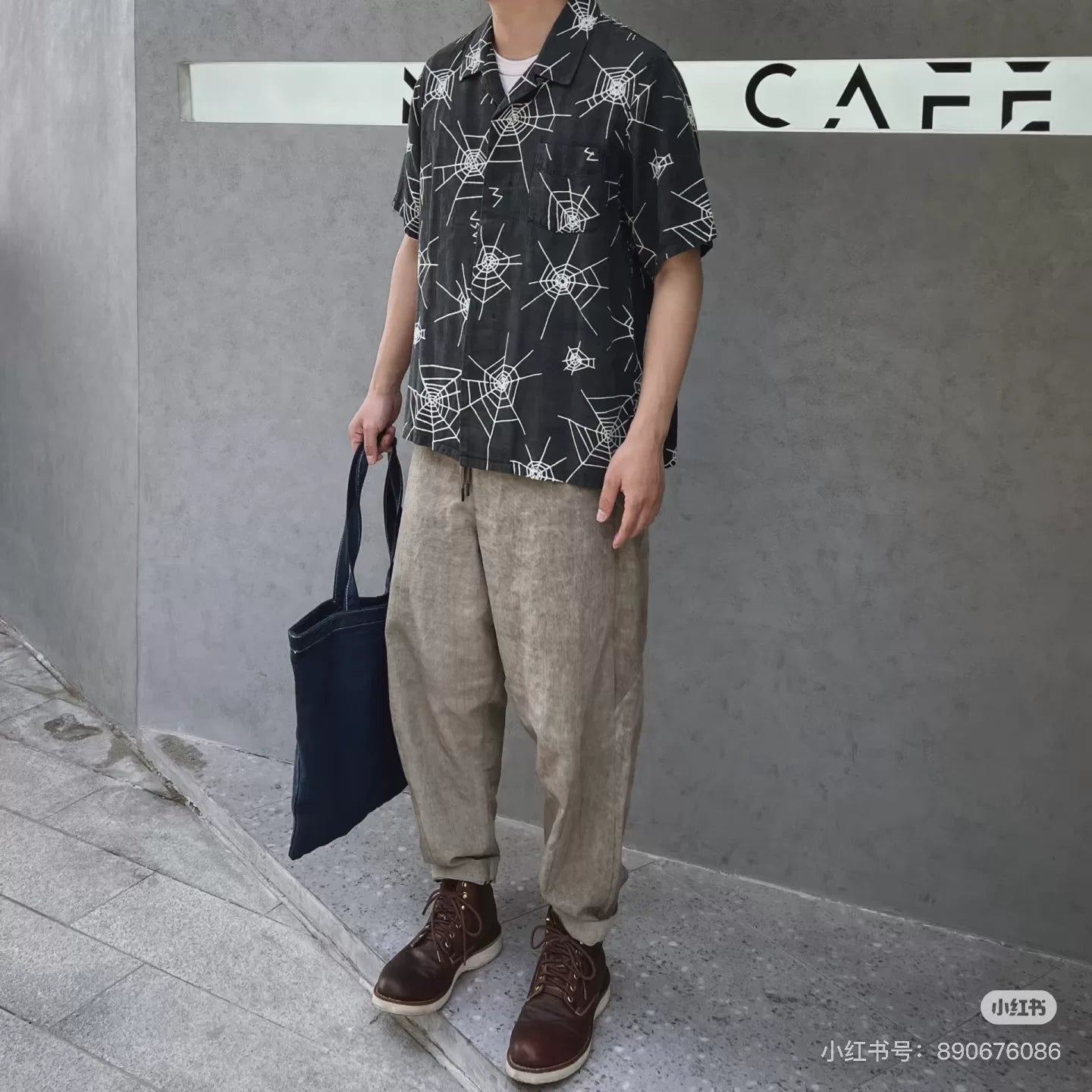 Visvim 19ss Spider Web Shirt