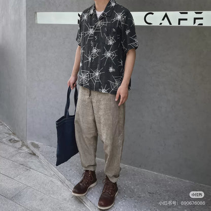 Visvim 19ss Spider Web Shirt