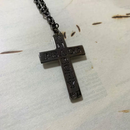 Undercover Trash UC Large Cross Necklace