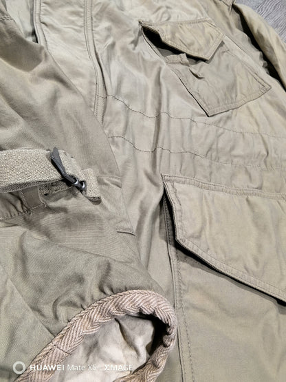 visvim combat coat with mud-dye finish