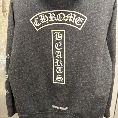 Chrome Hearts Black Gray T-bar Zipper Jacket