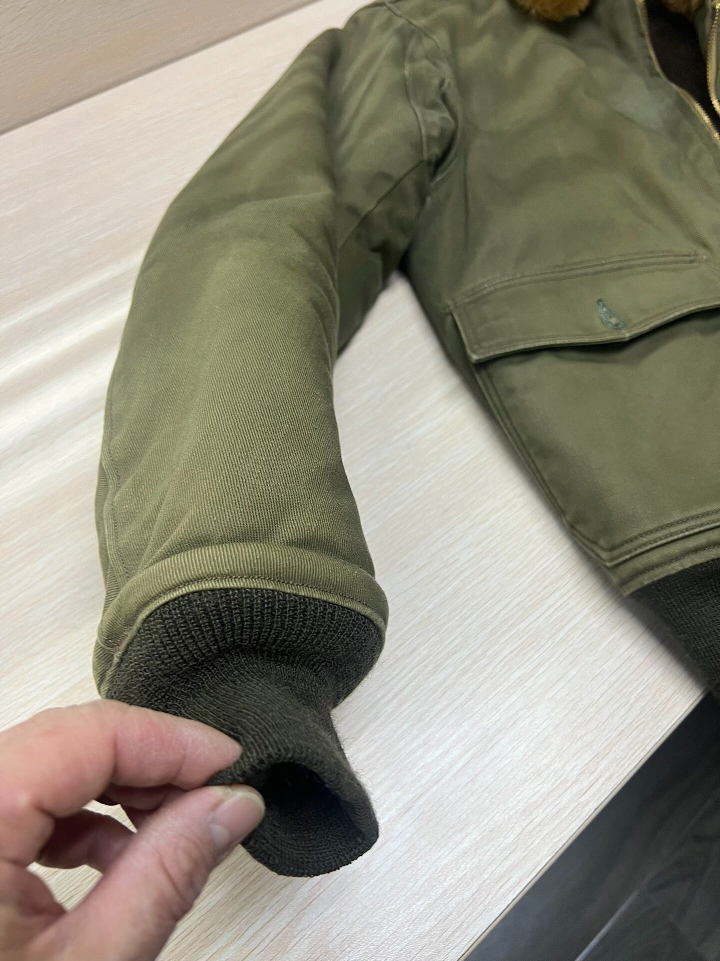 Freewheelers B10 Jacket in Olive Green