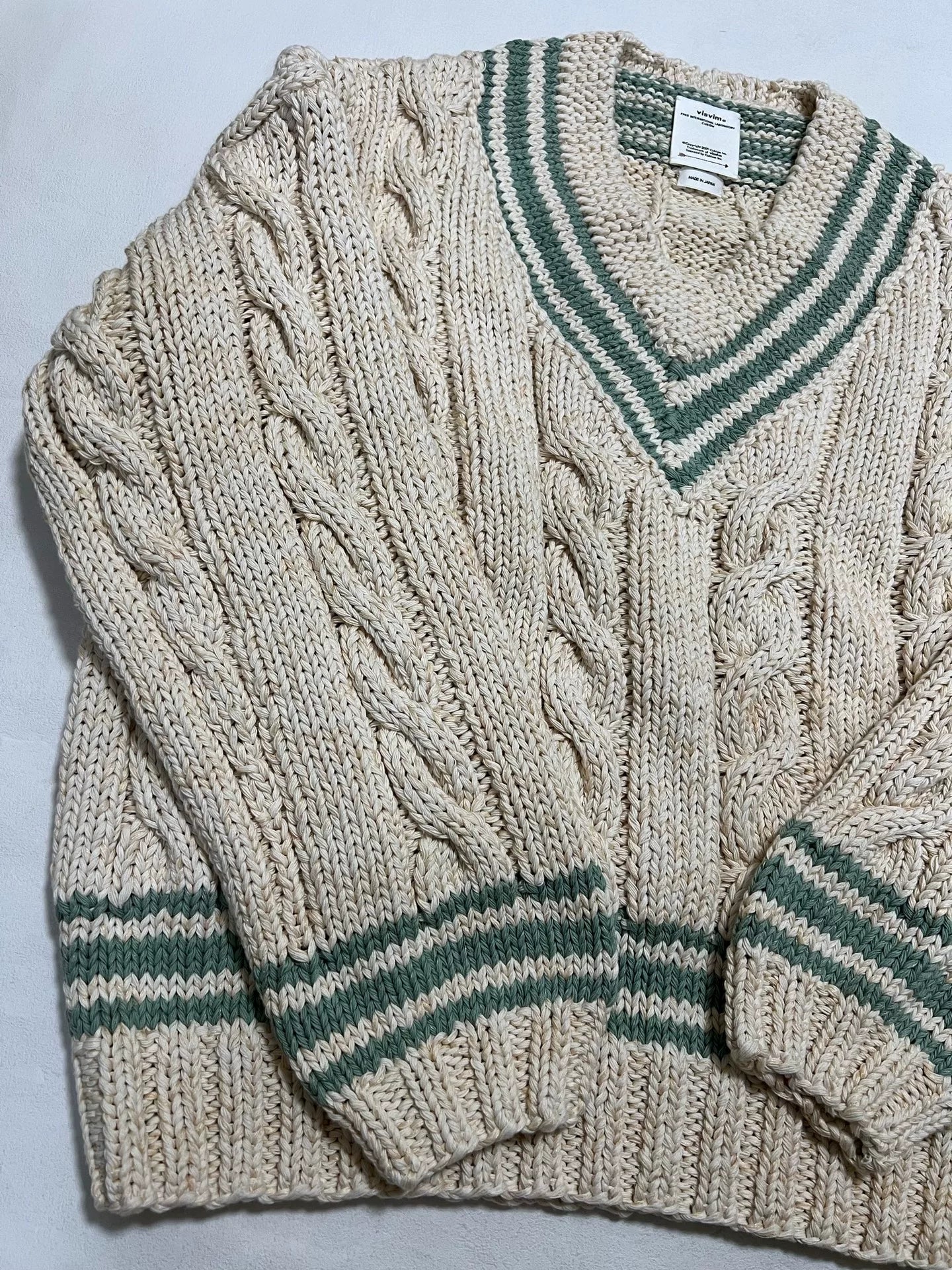 VISVIM 23SS V-COLLEGIUM HAND-KNIT